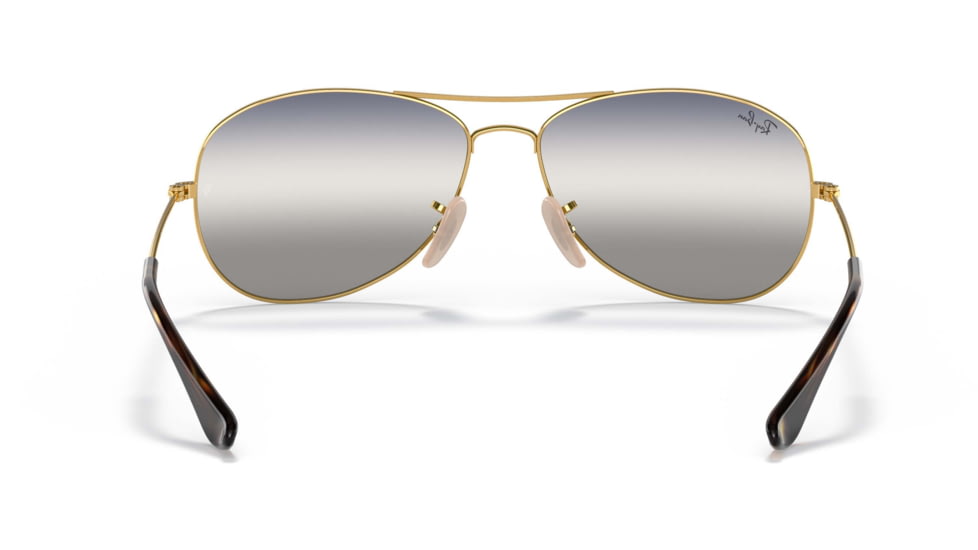 Ray-Ban Cockpit Sunglasses RB3362, Clear Gradient Blue/Grey Lenses, Arista, 56, RB3362-001-GF-56