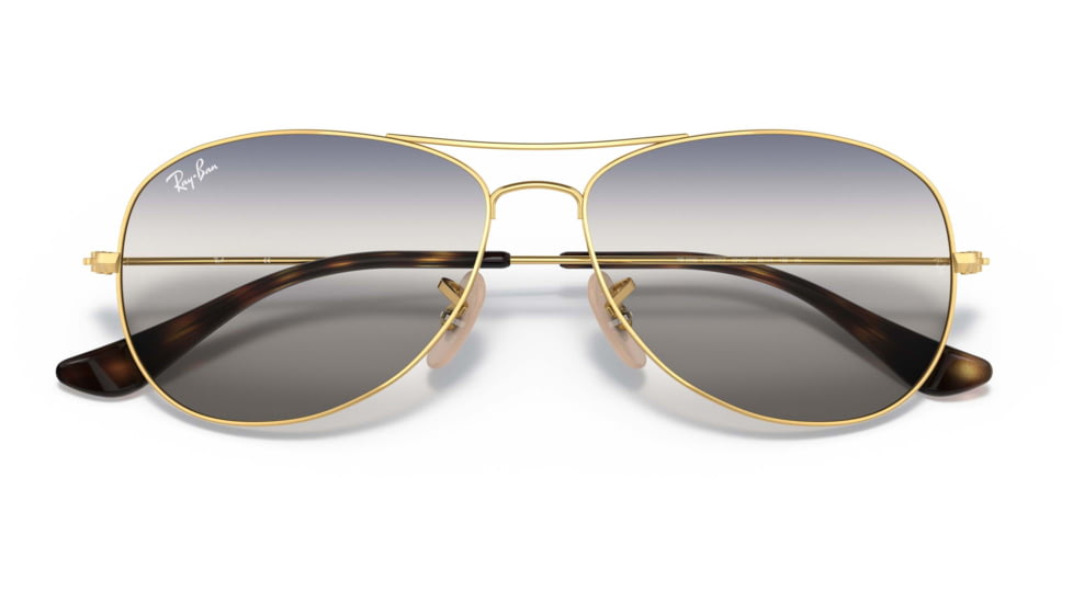 Ray-Ban Cockpit Sunglasses RB3362, Clear Gradient Blue/Grey Lenses, Arista, 56, RB3362-001-GF-56