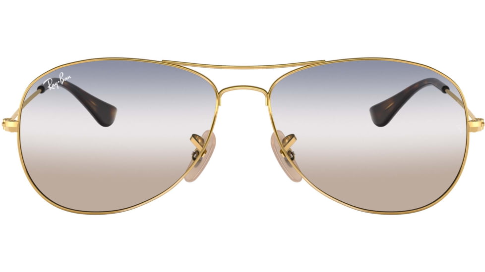 Ray-Ban Cockpit Sunglasses RB3362, Clear Gradient Blue Lenses, Arista, 56, RB3362-001-GD-56