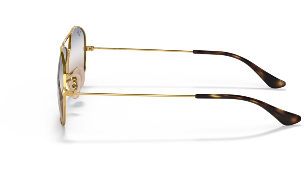 Ray-Ban Cockpit Sunglasses RB3362, Clear Gradient Blue Lenses, Arista, 56, RB3362-001-GD-56