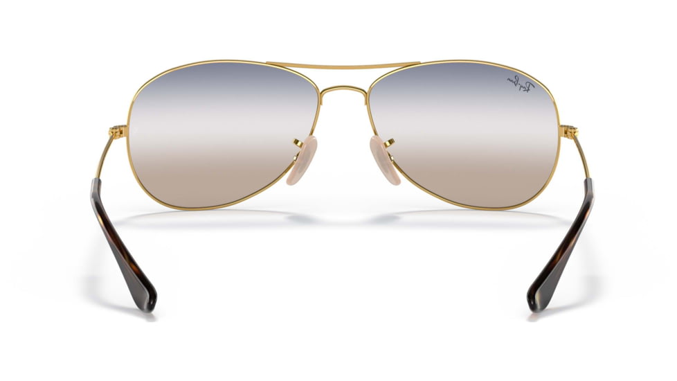 Ray-Ban Cockpit Sunglasses RB3362, Clear Gradient Blue Lenses, Arista, 56, RB3362-001-GD-56