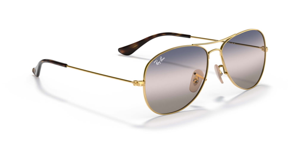 Ray-Ban Cockpit Sunglasses RB3362, Pink Gradient Blue Lenses, Arista, 56, RB3362-001-GE-56