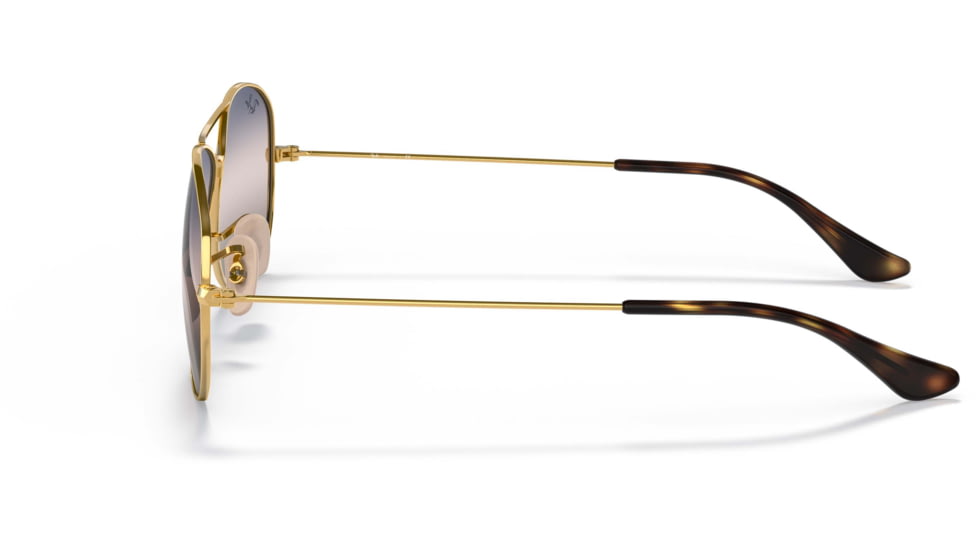 Ray-Ban Cockpit Sunglasses RB3362, Pink Gradient Blue Lenses, Arista, 56, RB3362-001-GE-56