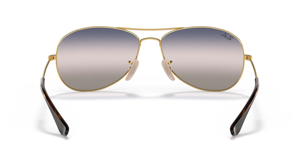 Ray-Ban Cockpit Sunglasses RB3362, Pink Gradient Blue Lenses, Arista, 56, RB3362-001-GE-56