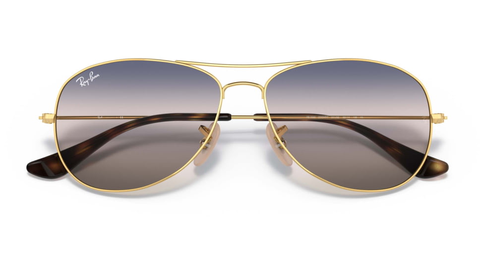 Ray-Ban Cockpit Sunglasses RB3362, Pink Gradient Blue Lenses, Arista, 56, RB3362-001-GE-56
