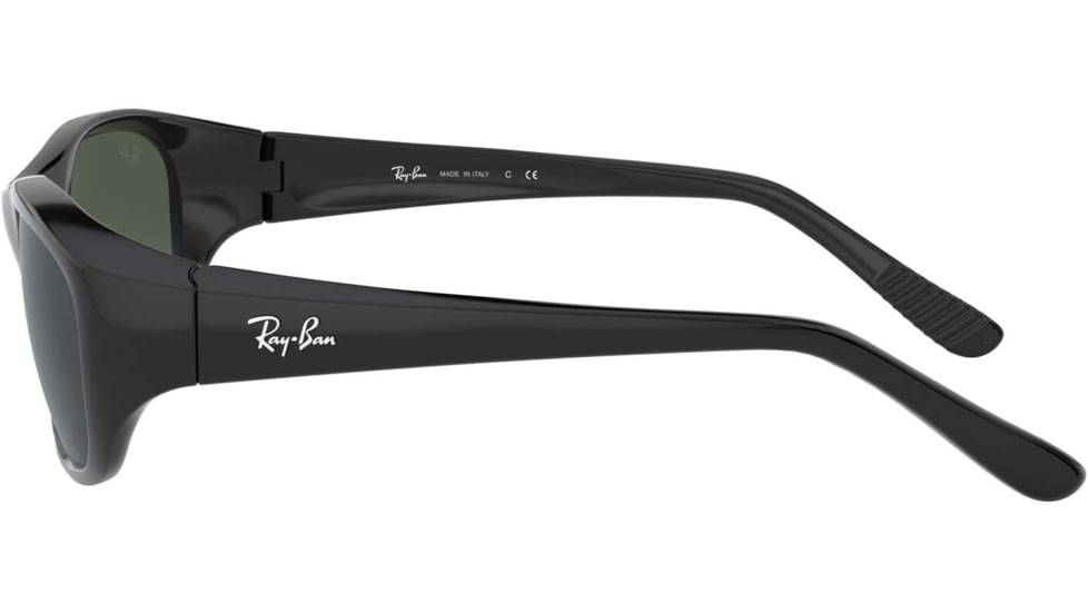 Ray-Ban Daddy-O RB2016 Sunglasses, Matte Black Frame, Green Lenses, 59mm, Classic G-15 Treatment, RB2016 601/31-59