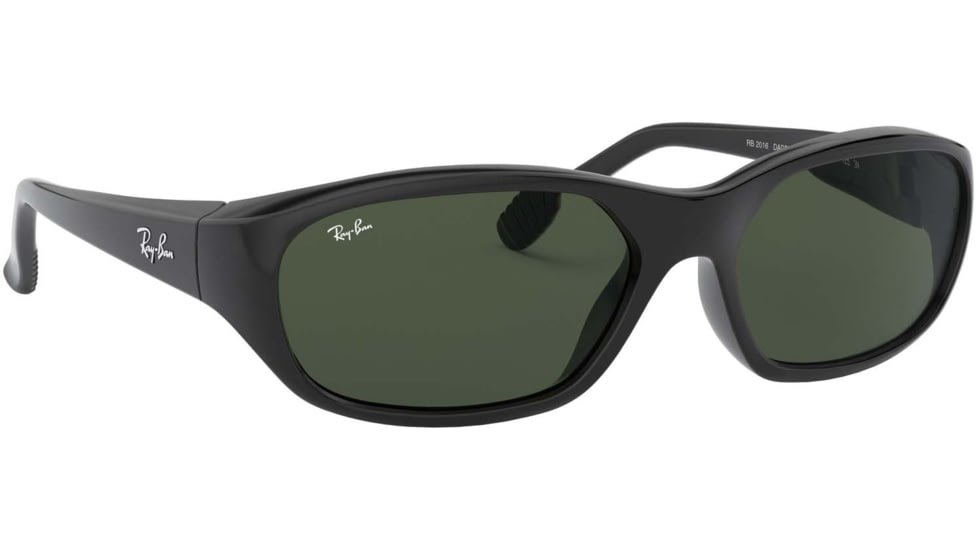 Ray-Ban Daddy-O RB2016 Sunglasses, Matte Black Frame, Green Lenses, 59mm, Classic G-15 Treatment, RB2016 601/31-59