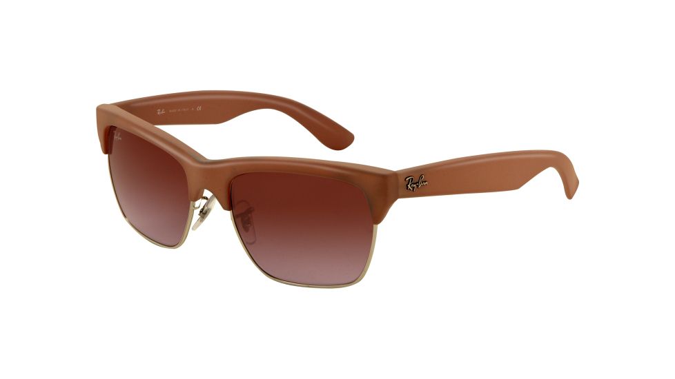 Ray-Ban DYLAN RB4186 Progressive Prescription Sunglasses RB4186-600068-5719 - Lens Diameter 57 mm, Frame Color Dark Rubber Sand/Silver