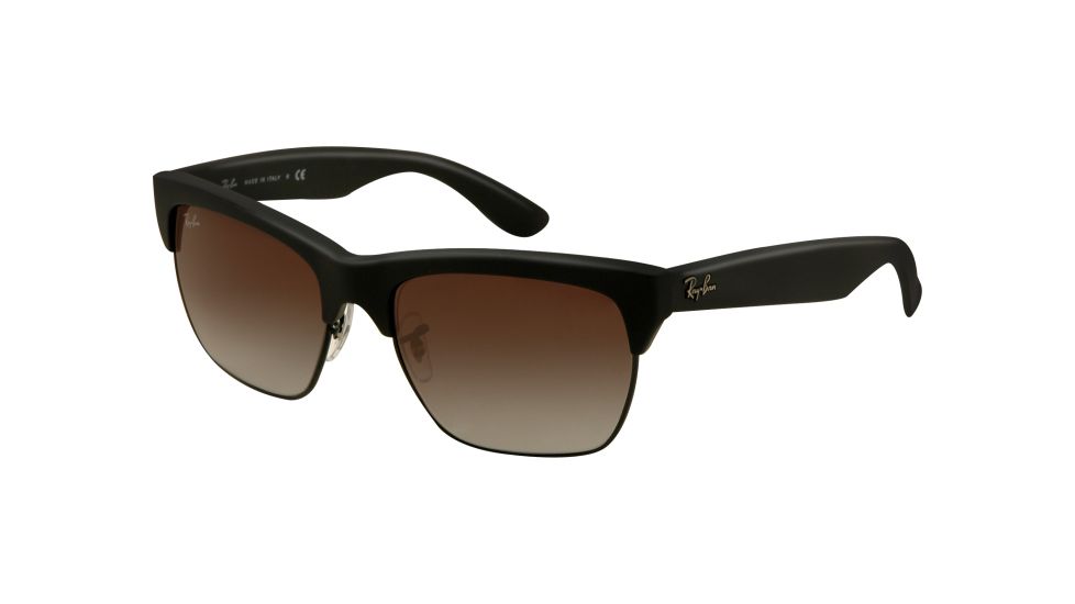 Ray-Ban DYLAN RB4186 Progressive Prescription Sunglasses RB4186-622-8G-5719 - Lens Diameter 57 mm, Frame Color Black Rubber/Black