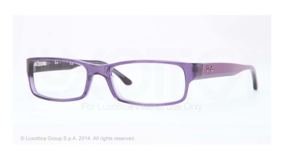 Ray-Ban Eyeglasses RX5114 with Rx Prescription Lenses 5230-54 - Trasparent Violet Frame