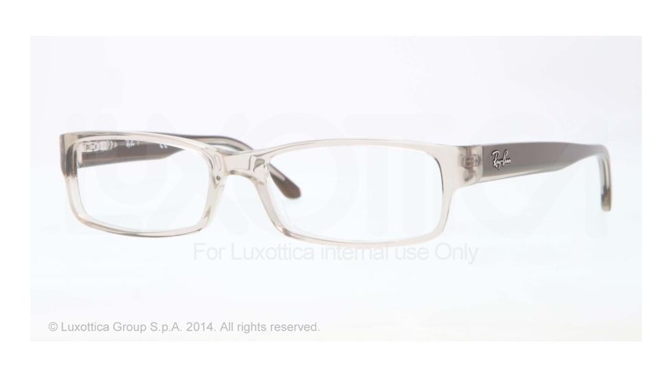 Ray-Ban Eyeglasses RX5114 with Rx Prescription Lenses 5234-54 - Trasparent Beige Frame