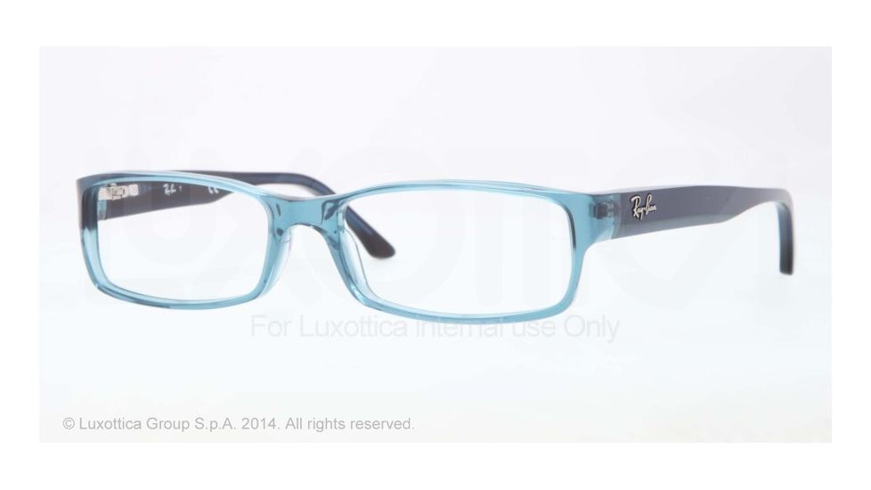 Ray-Ban Eyeglasses RX5114 with Rx Prescription Lenses 5235-54 - Trasparent Blue Frame