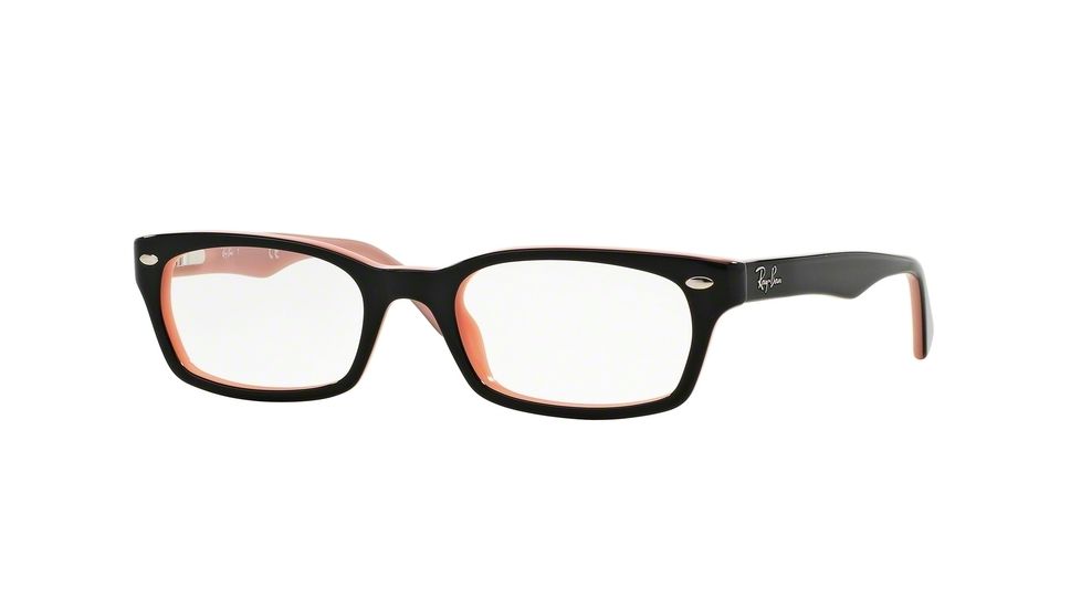 Ray-Ban Eyeglasses RX5150 with Rx Prescription Lenses 5024-50 - Black On Pink Frame