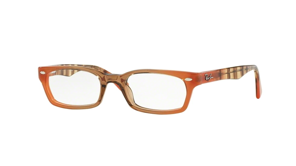 Ray-Ban Eyeglasses RX5150 with Rx Prescription Lenses 5487-50 - Gradient Brown On Orange Frame