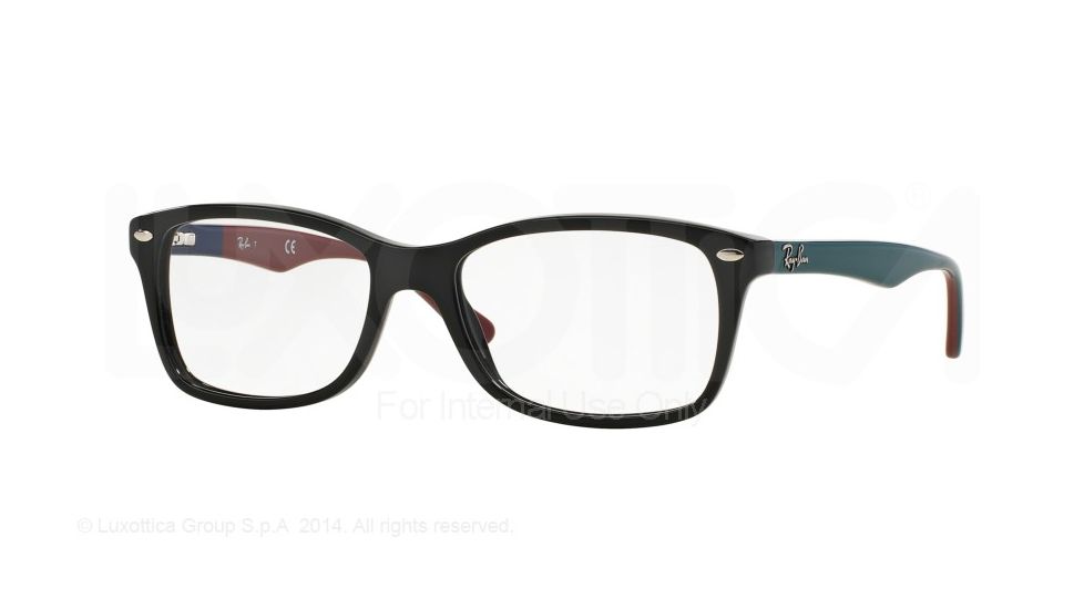 Ray-Ban Eyeglasses RX5228 with Rx Prescription Lenses 5544-50 - Black Frame