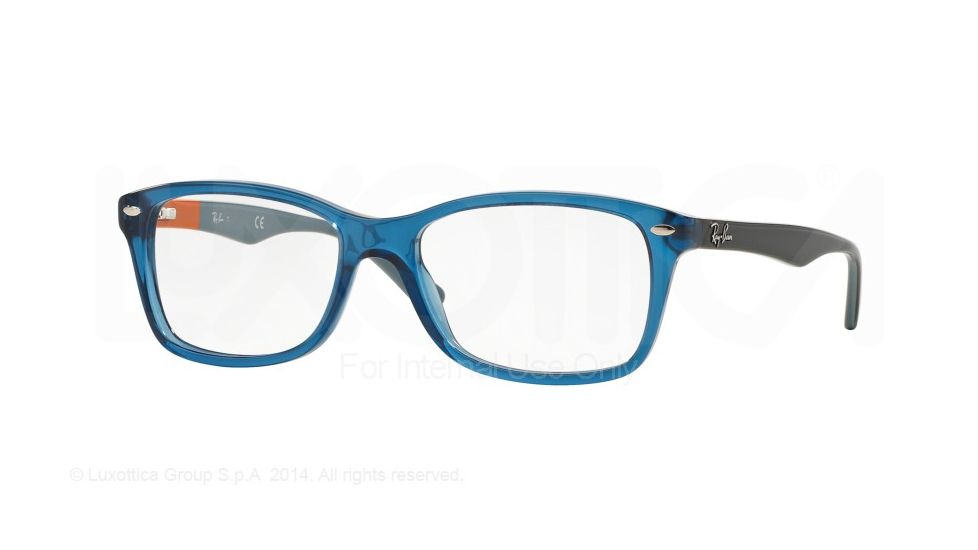 Ray-Ban Eyeglasses RX5228 with Rx Prescription Lenses 5547-50 - Blue Frame