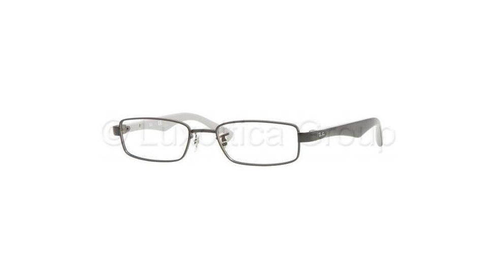 Ray-Ban Eyeglasses RX6192 with Rx Prescription Lenses 2652-5217 - Top Black On Gunmetal 
