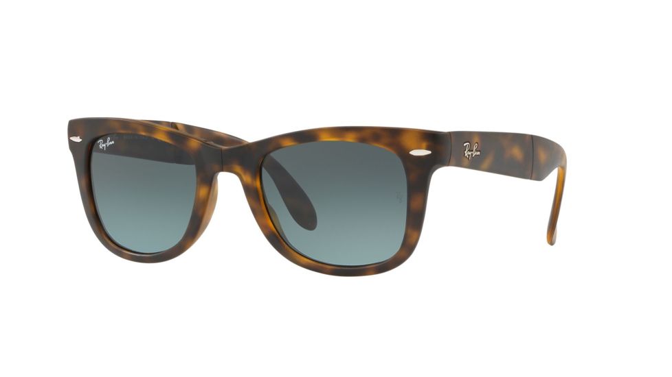 Ray-Ban Folding Wayfarer Bifocal Sunglasses, 50mm, Matte Havana, RB4105-894-3M-50-BI