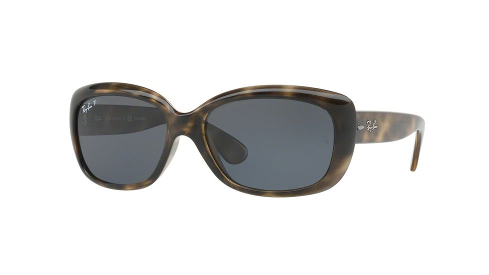Ray-Ban Jackie OHH RB4101 Sunglasses with No-Line Progressive Rx Prescription Lenses RB4101-731-81-58 - Lens Diameter 58 mm, Frame Color Havana Grey