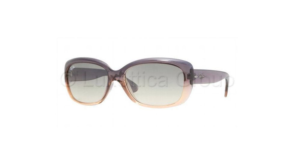 Ray-Ban Jackie OHH RB4101 Sunglasses with No-Line Progressive Rx Prescription Lenses RB4101-783-32-5817 - Lens Diameter: 58 mm, Frame Color: Gradient Gray On Peach