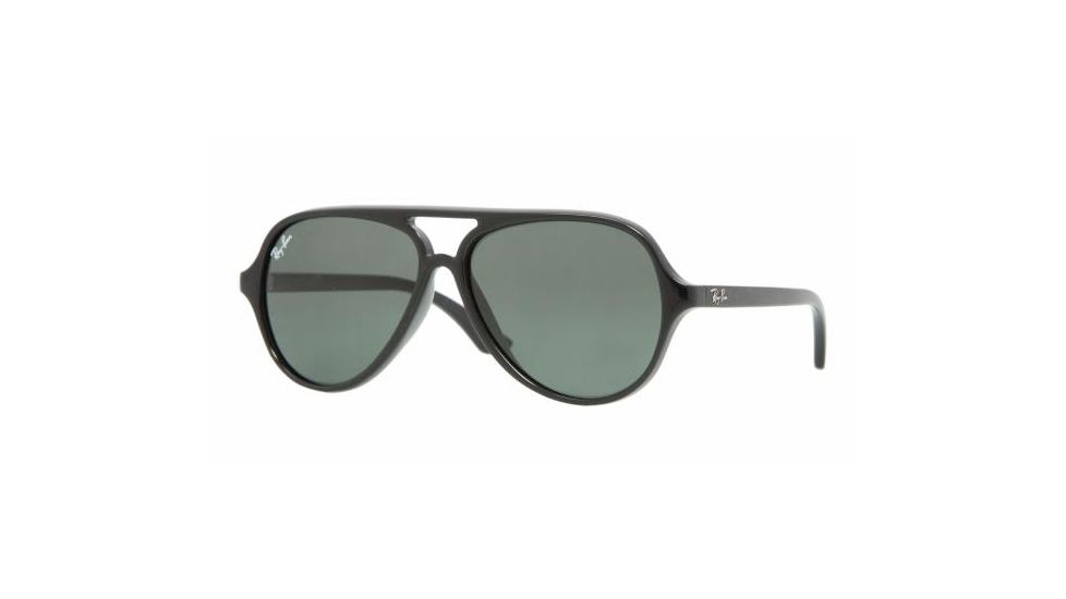 Ray Ban Junior RJ9049S #100/71 - Black Frame, Green Lenses