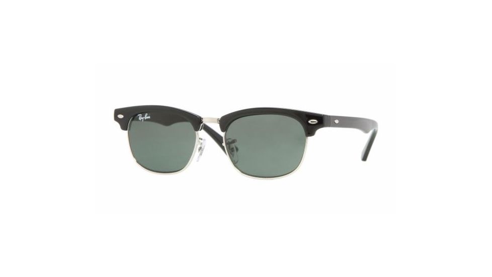 Ray Ban Junior RJ9050S #100/71 - Black Frame, Green Lenses