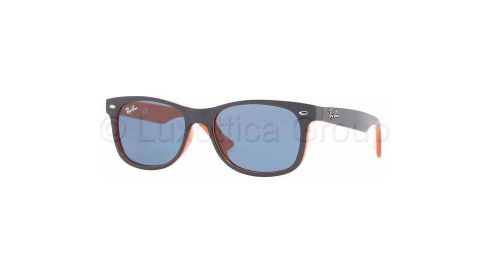 Ray-Ban RJ9052S Single Vision Prescription Sunglasses RJ9052S-178-80-4715 - Lens Diameter: 47 mm, Frame Color: Top Blue On Orange