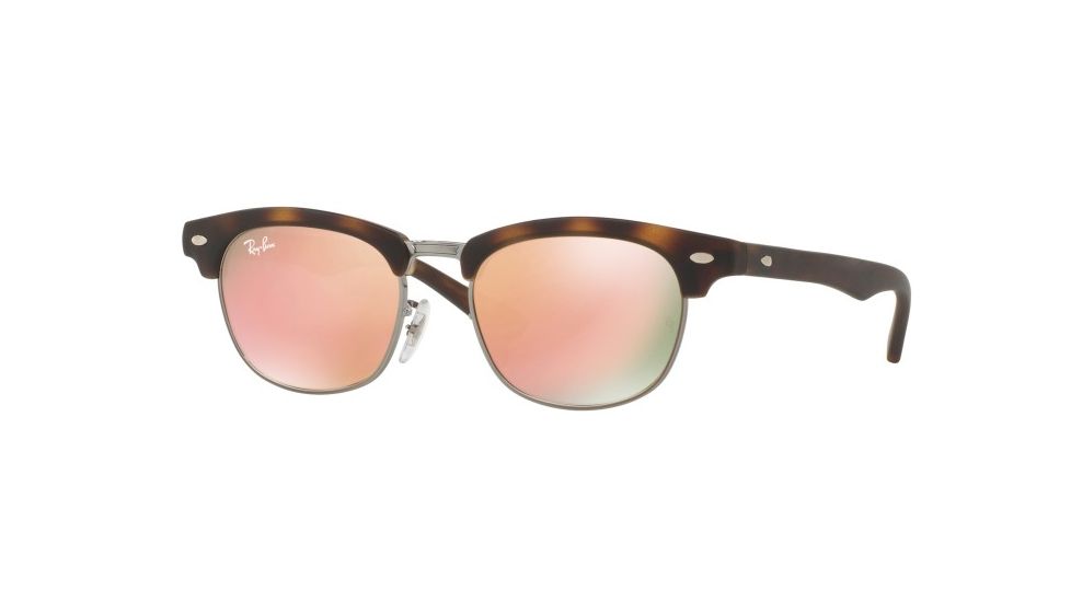 Ray-Ban Junior RJ9050S Sunglasses for Kids with No-Line Progressive Rx Prescription Lenses RJ9050S-70182Y-45 - Lens Diameter 45 mm, Frame Color Matte Havana