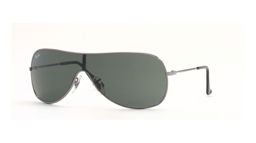 Ray-Ban Junior Sunglasses RJ9507S for Kids 200/71-21 - Gunmetal Frame, Green Lenses