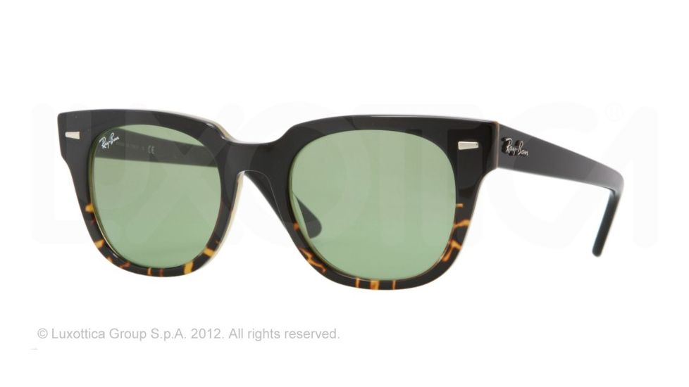 Ray-Ban METEOR RB4168 Sunglasses 107614-50 - Black On Yellow Havana