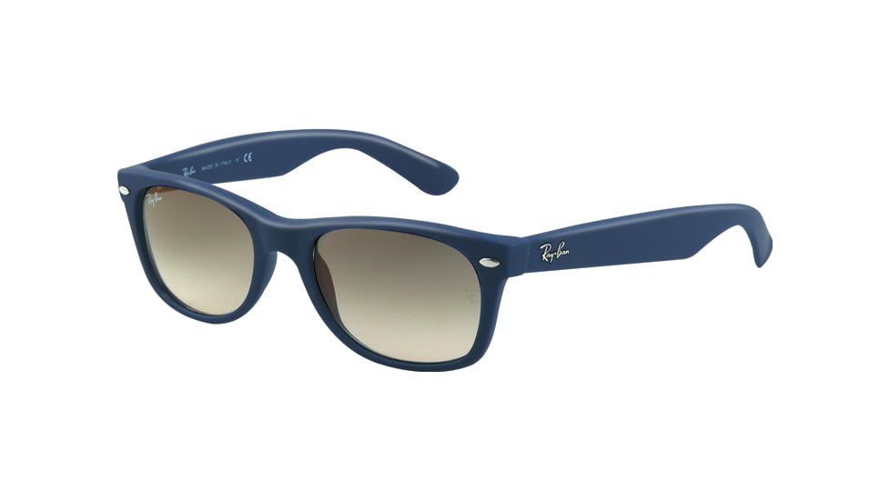 Ray-Ban RB2132 Bifocal Sunglasses - Light Blue Rubber Frame / 52 mm Prescription Lenses, 811-32-5218