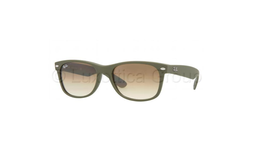 Ray-Ban RB2132 Bifocal Sunglasses - Camo Green Rubber Frame / 55 mm Prescription Lenses, 812-51-5518