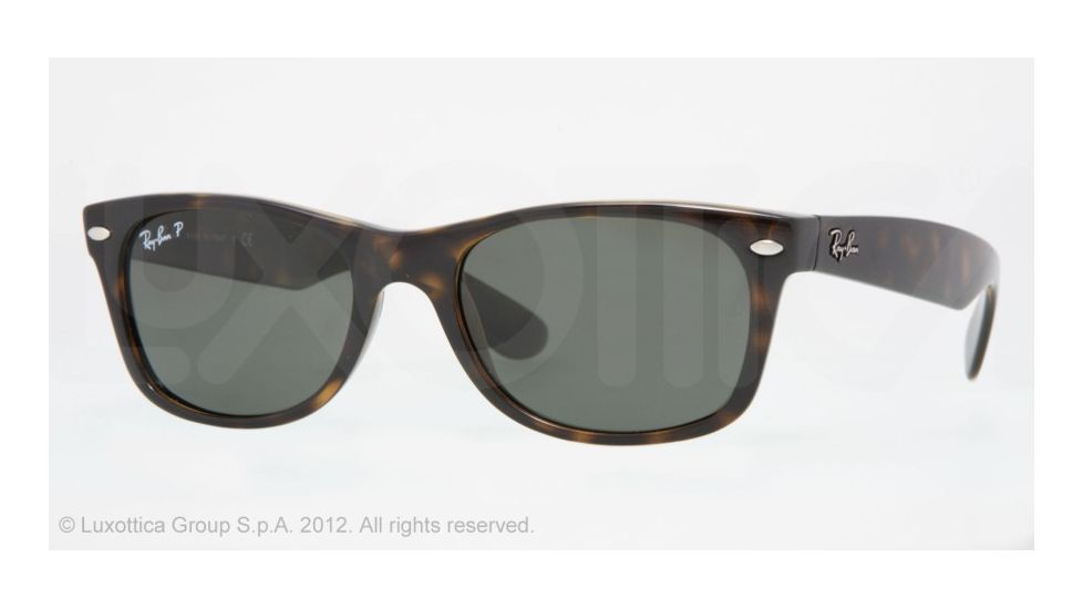Ray-Ban New Wayfarer Bifocal Sunglasses RB2132 with Lined Bi-Focal Rx Prescription Lenses RB2132-902-58-55 - Lens Diameter 55 mm, Lens Diameter 55 mm, Frame Color Tortoise