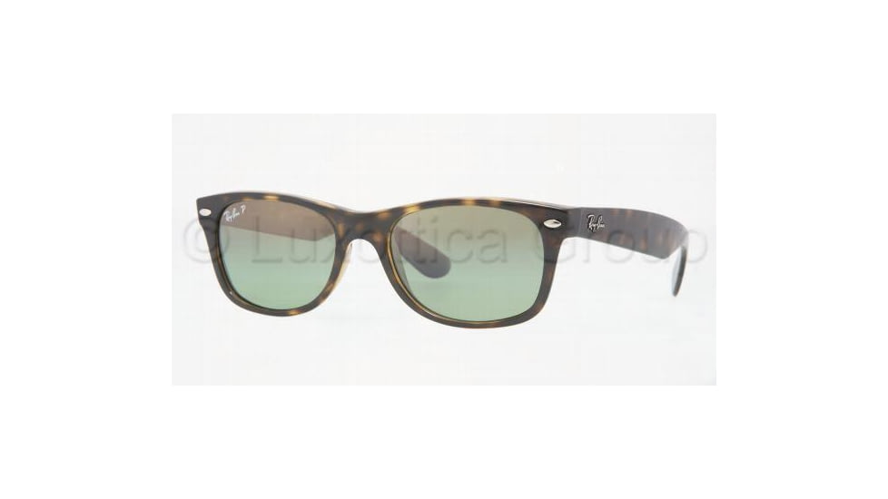 Ray-Ban New Wayfarer Bifocal Sunglasses RB2132 with Lined Bi-Focal Rx Prescription Lenses RB2132-710-M4-5218 - Lens Diameter: 52 mm, Frame Color: Shiny Havana