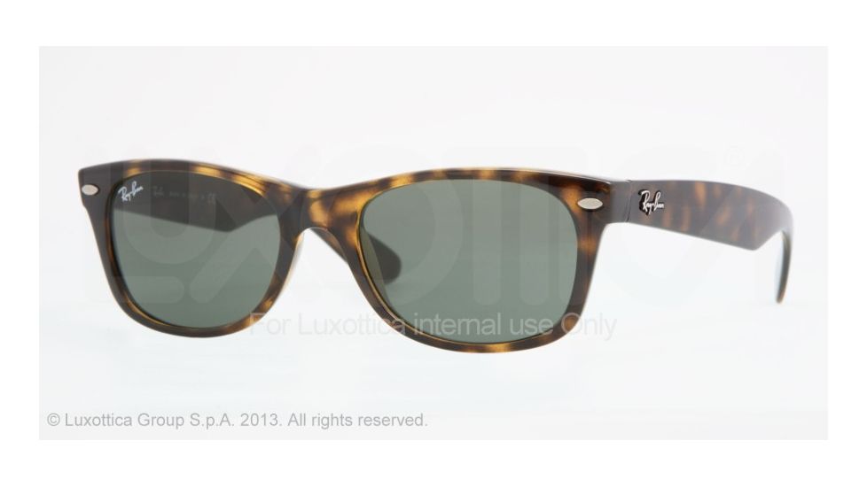 Ray-Ban New Wayfarer Bifocal Sunglasses RB2132 with Lined Bi-Focal Rx Prescription Lenses RB2132-902-58 - Lens Diameter 58 mm, Frame Color Tortoise