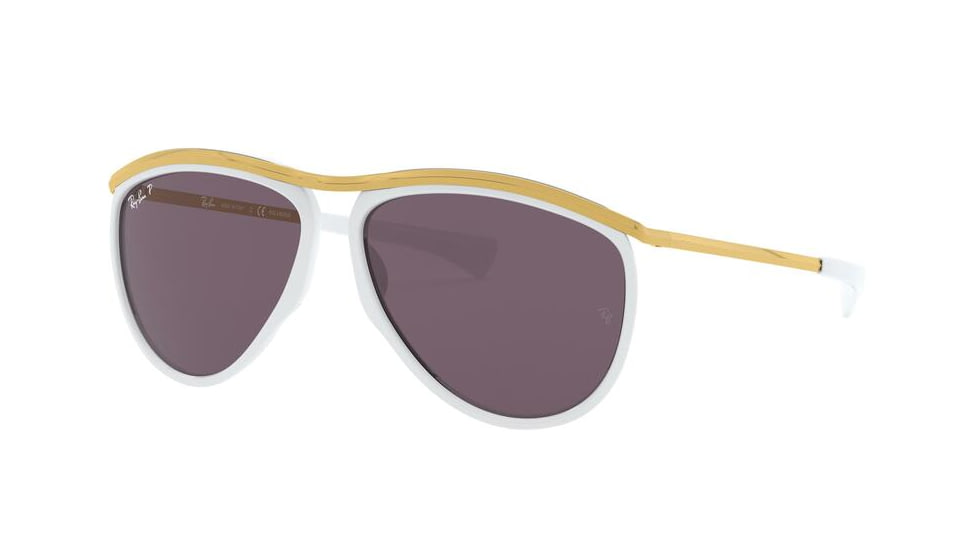 Ray-Ban OLYMPIAN AVIATOR RB2219 Progressive Prescription Sunglasses, 59mm, RB2219-1289AF-59-PRO