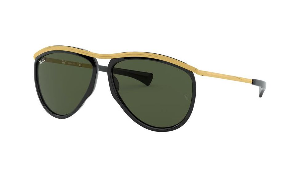 Ray-Ban OLYMPIAN AVIATOR RB2219 Progressive Prescription Sunglasses, 59mm, RB2219-901-31-59-PRO
