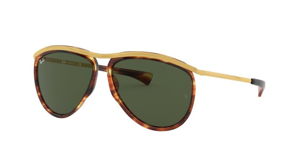 Ray-Ban OLYMPIAN AVIATOR RB2219 Progressive Prescription Sunglasses, 59mm, RB2219-954-31-59-PRO