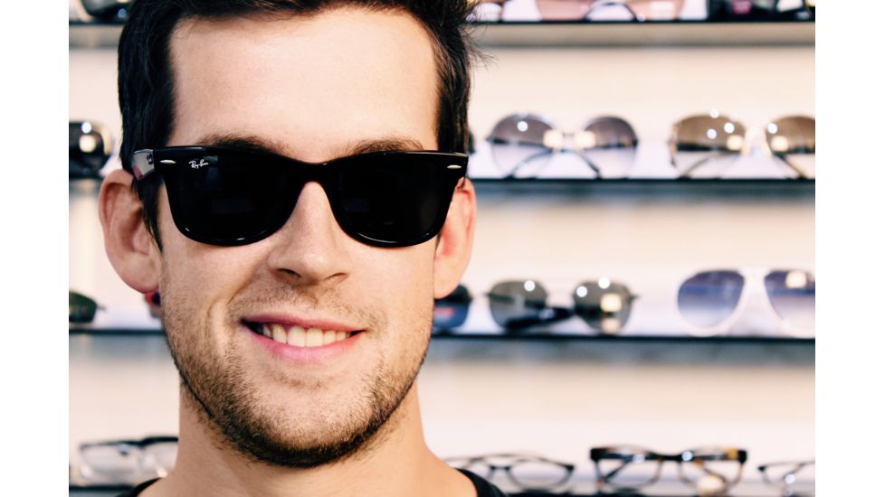 Ray-Ban RB2140 Original Wayfarer SV Prescription Sunglasses - Black Frame, 50mm Lenses, 901-5022