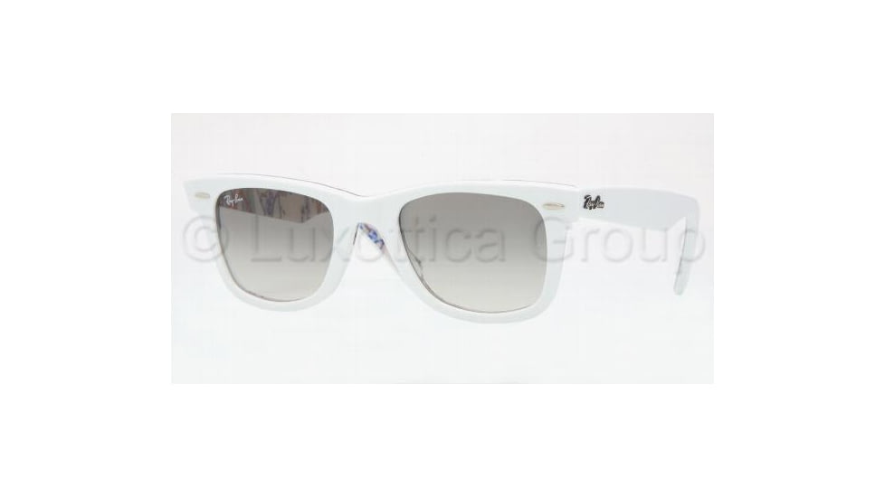 Ray-Ban Original Wayfarer Prescription Sunglasses RB2140  RB2140-103232-5022 - Lens Diameter: 50 mm, Frame Color: White / Subway