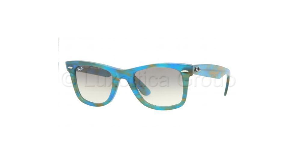 Ray-Ban Original Wayfarer Prescription Sunglasses RB2140  RB2140-104232-5022 - Lens Diameter: 50 mm, Frame Color: Azure / Rule Yellow