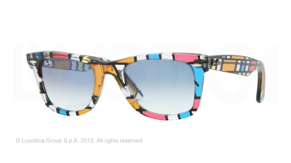 Ray-Ban Original Wayfarer Prescription Sunglasses RB2140  RB2140-10853F-50 - Lens Diameter 50 mm, Lens Diameter 50 mm, Frame Color Multicolor