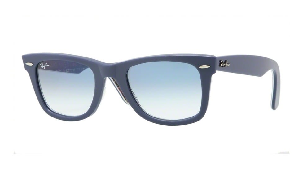 Ray-Ban Original Wayfarer Prescription Sunglasses RB2140 RB2140-10923F-50 - Lens Diameter 50 mm, Frame Color Top Blue On Texture Typedelic