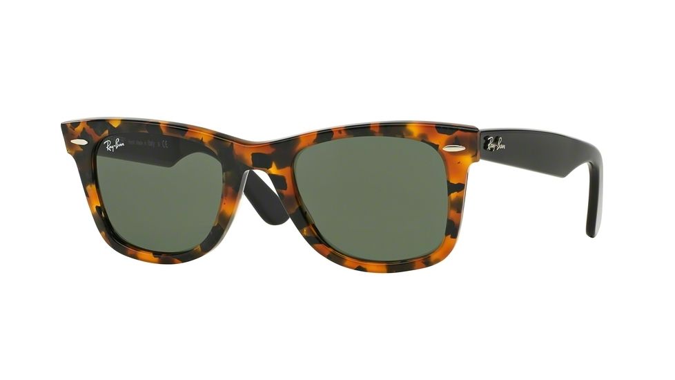 Ray-Ban Original Wayfarer Prescription Sunglasses RB2140 RB2140-1157-50 - Lens Diameter 50 mm, Frame Color Spotted Black Havana