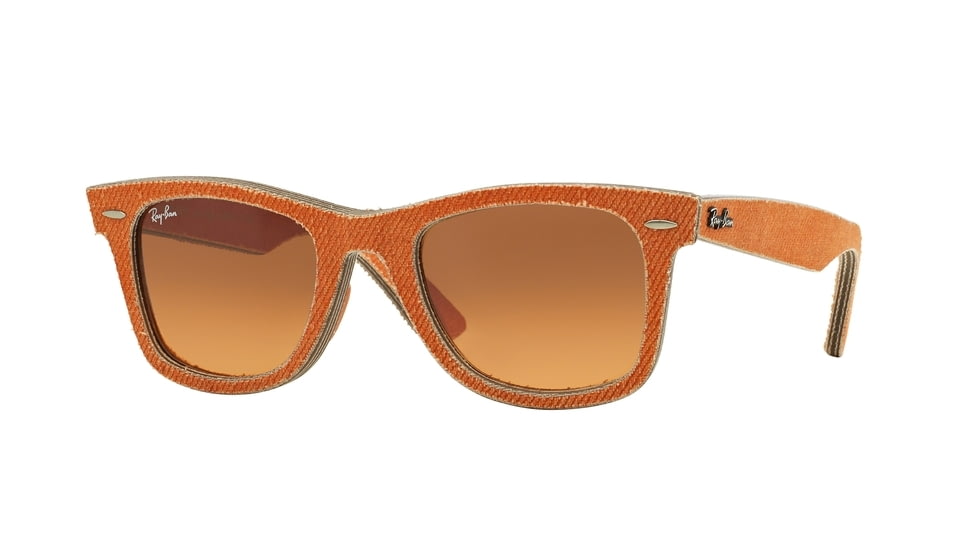 Ray-Ban Original Wayfarer Prescription Sunglasses RB2140 RB2140-11653C-50 - Lens Diameter 50 mm, Frame Color Jeans Orange