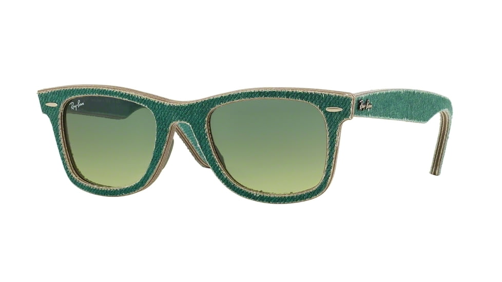 Ray-Ban Original Wayfarer Prescription Sunglasses RB2140 RB2140-11663M-50 - Lens Diameter 50 mm, Frame Color Jeans Green