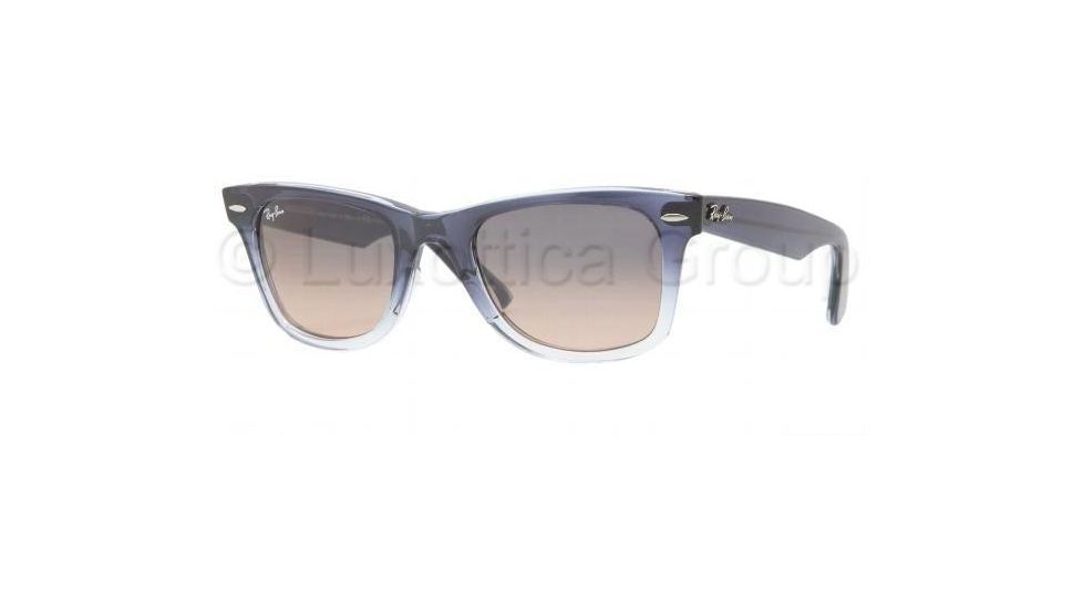 Ray-Ban Original Wayfarer Sunglasses RB2140 822/N1-5022 - Blue Gradient On Transpa Crystal Gray Gradient Pink