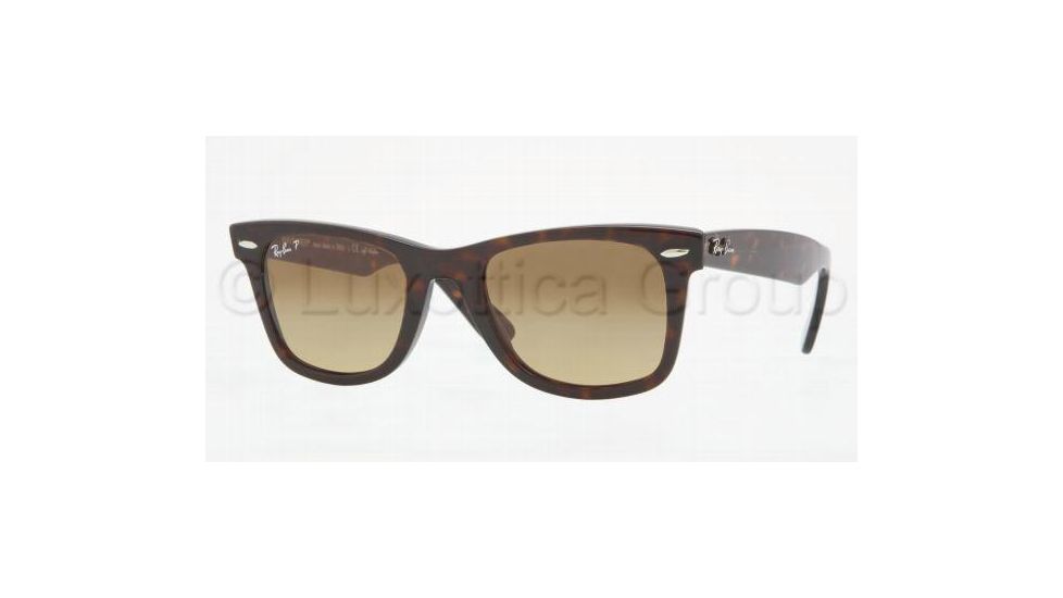 Ray-Ban Original Wayfarer Sunglasses RB2140 902/M2-4722 - Havana Crystal Polarized Brown Gradient