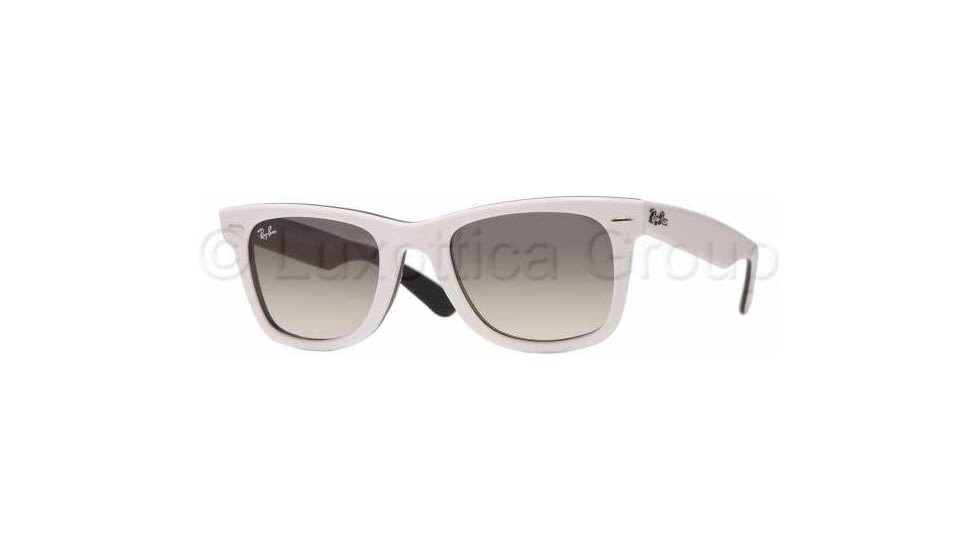 Ray-Ban Original Wayfarer Prescription Sunglasses RB2140  RB2140-956-32-5022 - Lens Diameter: 50 mm, Frame Color: Top White On Black