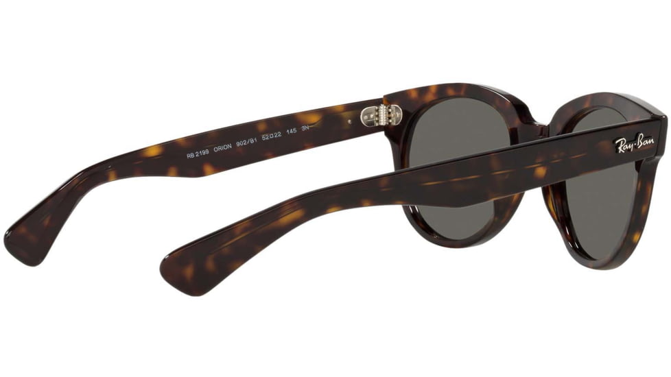 Ray-Ban Orion RB2199 Sunglasses, Tortoise, Dark Grey, 52, RB2199-902-B1-52